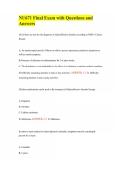 NU671 Final Exam with Questions and Answers
