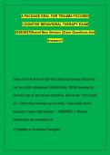A PACKAGE DEAL FOR TRAUMA FOCUSED &NewLine;COGNITIVE BEHAVIORAL THERAPY EXAM &NewLine;2026&sol;2027&vert;Brand New Version &vert;&vert;Case Questions And &NewLine;Answers&excl;&excl;
