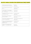 ASU-ECN 211 MidTerm 3 UPDATED ACTUAL QUESTIONS AND CORRECT ANSWERS 