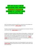 NTR 401 Exam 1 NCSU EXAM QUESTIONS AND VERIFIED CORRECT ANSWERS GRADED A&plus; -LATEST 2026-2027- 100- GUARANTEED PASS&period;docx&NewLine;&NewLine;