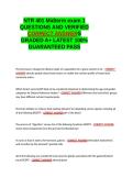NTR 401 Midterm Exam 1 QUESTIONS AND VERIFIED CORRECT ANSWERS GRADED A&plus; -LATEST 2026-2027- 100- GUARANTEED PASS&period;docx&NewLine;&NewLine;