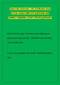 Ontario Gas Technician 1 &lpar;G1&rpar; Certification Exam &NewLine;ACTUAL EXAM COMPLETE QUESTIONS AND &NewLine;CORRECT ANSWERS LATEST UPDATE&vert;&vert;&vert;&lpar;2026&sol;2027&rpar;