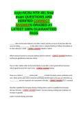 copy-NCSU NTR 401 final EXAM QUESTIONS AND VERIFIED CORRECT ANSWERS GRADED A&plus; -LATEST 2026-2027- 100- GUARANTEED PASS&period;docx&NewLine;&NewLine;