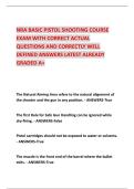 NRA BASIC PISTOL SHOOTING COURSE &NewLine;EXAM WITH CORRECT ACTUAL &NewLine;QUESTIONS AND CORRECTLY WELL &NewLine;DEFINED ANSWERS LATEST ALREADY &NewLine;GRADED A&plus; 