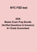 NYC FSD Test &ndash; Fire Safety Director Certification Exam Practice Questions & Study Guide &lpar;2026 Updated&rpar;