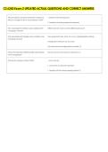 CS 6250 Exam 2 UPDATED ACTUAL QUESTIONS AND CORRECT ANSWERS 