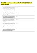 CS 6250 Computer Networks Exam 2 UPDATED ACTUAL QUESTIONS AND &NewLine;CORRECT ANSWERS 