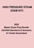 NYC High Pressure Steam Exam &ndash; Complete Steam Engineer Certification Practice Test & Study Guide &lpar;FDNY&sol;NYC 2026&rpar;