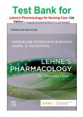 Test Bank for Lehne's Pharmacology for Nursing Care 12th Edition by Jacqueline Rosenjack Burchum and Laura Rosenthal isbn-9780443107108 All Chapters Covered
