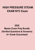 NYC High Pressure Steam Exam &ndash; Complete Steam Engineer Licensing Practice Test & Study Guide &lpar;FDNY&sol;NYC 2026 Updated&rpar;