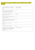 Basic INDOC study guide UPDATED ACTUAL QUESTIONS AND CORRECT &NewLine;ANSWERS 