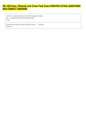 CRJ 306 Race&comma; Ethnicity and Crime Final Exam UPDATED ACTUAL QUESTIONS &NewLine;AND CORRECT ANSWERS