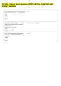 CRJ 306 - Midterm Study Questions UPDATED ACTUAL QUESTIONS AND &NewLine;CORRECT ANSWERS 