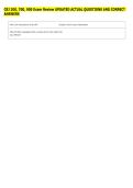 CRJ 200&comma; 700&comma; 900 Exam Review UPDATED ACTUAL QUESTIONS AND CORRECT &NewLine;ANSWERS 