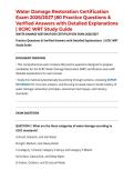 Water Damage Restoration Certification Exam 2026&sol;2027 &vert; 80 Practice Questions & Verified Answers with Detailed Explanations &vert; IICRC WRT Study Guide