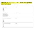 AMT 486 CRJ 200 Midterm review questions UPDATED ACTUAL QUESTIONS &NewLine;AND CORRECT ANSWERS 