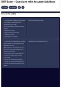 310T Exam &ndash; Questions With Accurate Solutions