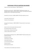 FIN 300 EXAM 2-STEIN CSU QUESTIONS AND ANSWERS&period;