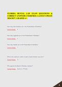 FLORIDA DENTAL LAW EXAM QUESTIONS &&NewLine;CORRECT ANSWERS &lpar;VERIFIED&rpar; &vert; LATEST UPDATE&NewLine;2026&sol;2027 &vert; GRADED A&plus;&period;
