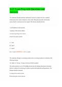 SAE Exam Prep with Questions and Answers