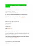 NCOEMS Exam 1 with Questions and Answers