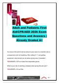 ADULT AND PEDIATRIC FIRST AID CPR AED EXAM COMPLETE PACKAGE DEAL
