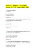 NCOEMS Cardiology&comma; EMS Trauma&comma; medical&comma; ECOEMS Exam 1 with Q and A