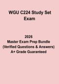 WGU C224 Study Set Exam &ndash; Complete Value-Based Healthcare OA Practice Questions & Review Guide &lpar;2026 Updated&rpar;