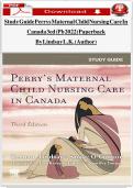 Test Bank for Maternal Child Nursing Care 3rd Canadian Edition by Keenan &ndash; Complete Questions & Answers Study Guide