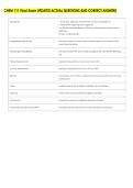 CHEM 111 Final Exam UPDATED ACTUAL QUESTIONS AND CORRECT ANSWERS 