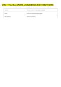 CHEM 111 Final Exam UPDATED ACTUAL QUESTIONS AND CORRECT ANSWERS 