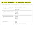 CHEM 111 Exam 2 review UPDATED ACTUAL QUESTIONS AND CORRECT ANSWERS 