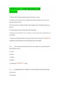 GEB Exam 1 with Questions and Answers
