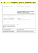 Dealer Test Practice UPDATED ACTUAL QUESTIONS AND CORRECT ANSWERS 
