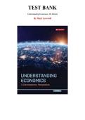 Test Bank for Understanding Economics&comma; 8th Edition by Mark Lovewell&comma; Chapter 1-15 &vert; All Chapters