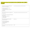 DMV Dealer License Test UPDATED ACTUAL QUESTIONS AND CORRECT &NewLine;ANSWERS