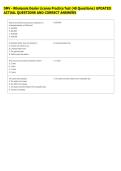 DMV - Wholesale Dealer License Practice Test &lpar;40 Questions&rpar; UPDATED &NewLine;ACTUAL QUESTIONS AND CORRECT ANSWERS 