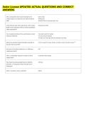 Dealer License UPDATED ACTUAL QUESTIONS AND CORRECT &NewLine;ANSWERS 