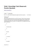 MATH302 &ndash; Week 1 Test &ndash; Practice Questions with Answers &ndash; 2026&ndash;2027