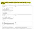 Dealers Liscense Practice UPDATED ACTUAL QUESTIONS AND CORRECT &NewLine;ANSWERS 