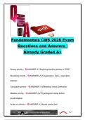 ATI CMS Fundamentals 2026 &ndash; 90&plus; Nursing Prioritization&comma; Infection Control&comma; Vital Signs&comma; Fluid & Electrolyte Balance&comma; Medication Safety&comma; Wound Care & NCLEX-Style Questions and Answers