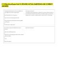 C 10 Electrical Exam Part IV UPDATED ACTUAL QUESTIONS AND CORRECT &NewLine;ANSWERS 