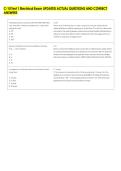 C-10 Test 1 Electrical Exam UPDATED ACTUAL QUESTIONS AND CORRECT &NewLine;ANSWERS 