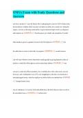 OMSA Exam with Study Questions and Answers