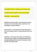 LSUS MBA 776 Exam 1 Questions and Answers with&NewLine;Complete Solutions &lpar;100&percnt; Correct&rpar; Latest Update&NewLine;2026&sol;2027 &vert; Guaranteed Pass&period;