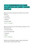 AST CST COMPREHENSIVE TEST PAPER&NewLine;2026 QUESTIONS AND CORRECT ANSWERS&NewLine;GRADED A&plus;