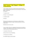 NSG 456 FINAL EXAM QUESTIONS AND ANSWERS LATEST&NewLine;UPDTAE 2026&sol;2027 &vert; 100&percnt; CORRECT &vert; GRADED A&plus; &vert;&NewLine;GUARANTEED PASS&excl;