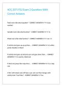 ACG 2071 FSU Exam 2 Questions With Correct Answers&period;