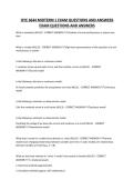 ISYE 6644 MIDTERM 1 EXAM QUESTIONS AND ANSWERS EXAM QUESTIONS AND ANSWERS