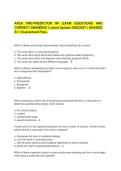 APEA PRE-PREDICTOR NP EXAM QUESTIONS AND&NewLine;CORRECT ANSWERS &vert; Latest Update 2026&sol;2027 &vert; GRADED&NewLine;A&plus; &vert; Guaranteed Pass&period;